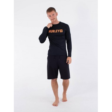 Гидромайка Hurley rash slim fit box ls black Гидромайка Hurley rash slim fit box ls black