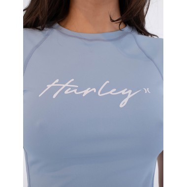 Гидромайка жен. Hurley rash ss blue Гидромайка жен. Hurley rash ss blue