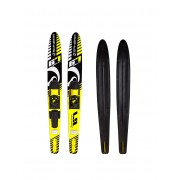 Лыжи парные прогулочные Spinera combo ski yellow sea 67''