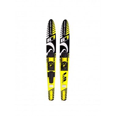 Лыжи парные прогулочные Spinera combo ski yellow sea 67'' Лыжи парные прогулочные Spinera combo ski yellow sea 67''
