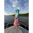 Пончо BroStuff surf live ride enjoy pink Пончо BroStuff surf live ride enjoy pink