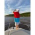 Пончо BroStuff surf og logo red teal grey Пончо BroStuff surf og logo red teal grey