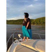 Пончо BroStuff surf overhead black teal