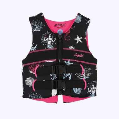 Жилет дет. Jetpilot cause teen iso 50n neo black/pink Жилет дет. Jetpilot cause teen iso 50n neo black/pink