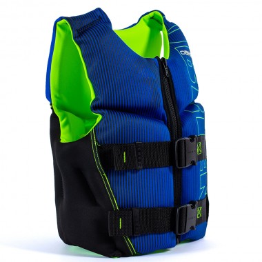 Жилет дет. O'Brien flex v-back blue/lime Жилет дет. O'Brien flex v-back blue/lime